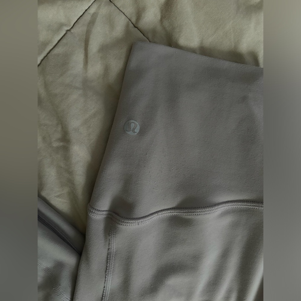 Lululemon athletic align legging gray taupe size 2